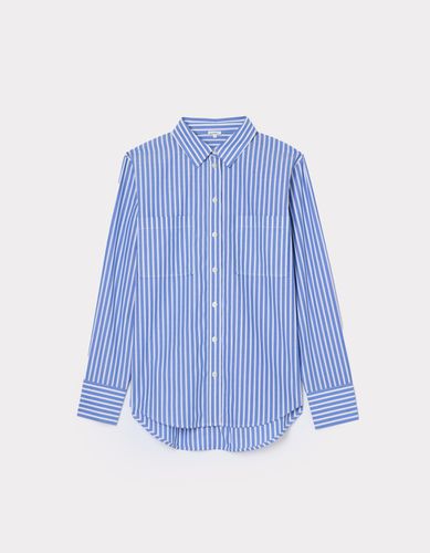 Chemise en popeline rayée oversize - celio - Modalova