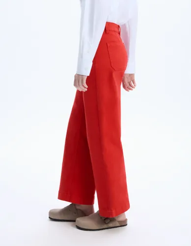 Pantalon large - rouge - celio - Modalova