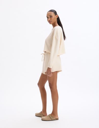Short en terry - écru - celio - Modalova