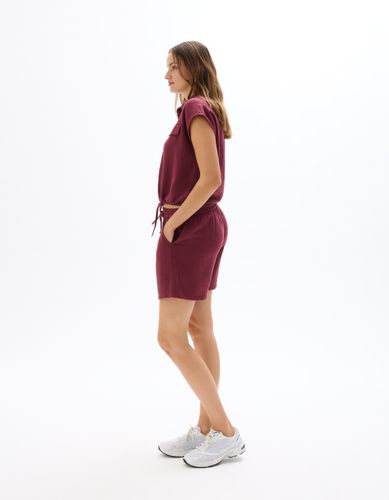 Short en voile de coton - bordeaux - celio - Modalova