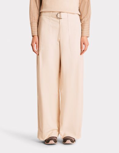 Pantalon poches cargo à ceinture - beige - celio - Modalova