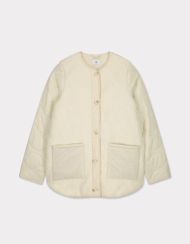 Doudoune light col rond - beige - celio - Modalova