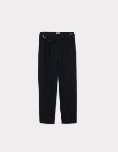 Pantalon coupe carotte à plis - celio - Modalova