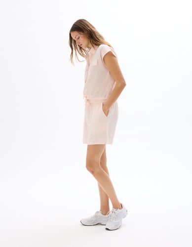 Short en voile de coton - rose - celio - Modalova