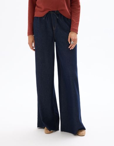 Jean taille élastiquée - bleu - celio - Modalova