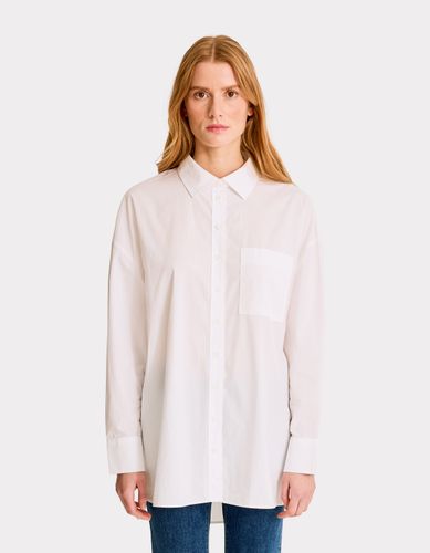 Chemise oversize en coton - blanc - celio - Modalova