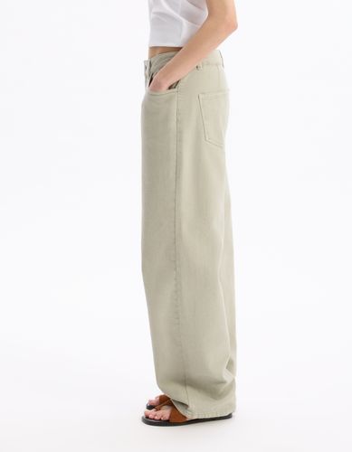 Pantalon large - vert olive - celio - Modalova