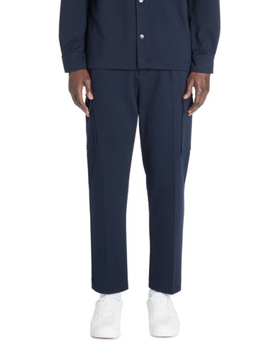 Pantalon cargo 24h straight coton stretch - marine - camaieu - Modalova