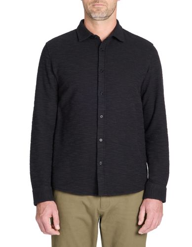 Chemise regular à bouclette coton mélangé - camaieu - Modalova