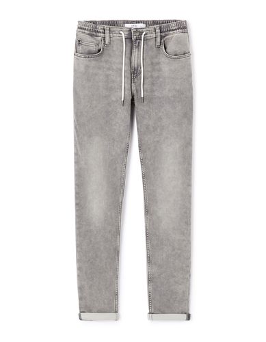 Jean slim coton stretch C25 - gris - camaieu - Modalova