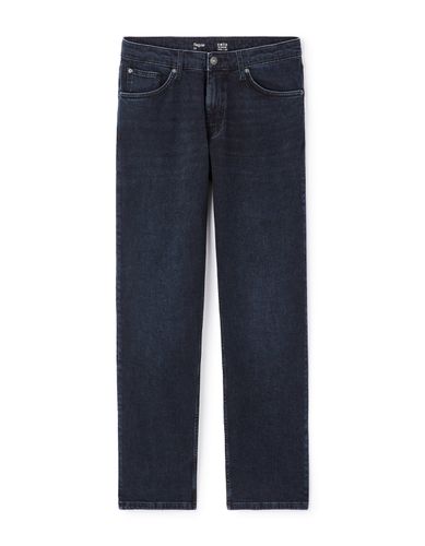 Jean regular coton stretch c5 3 longueurs - marine - camaieu - Modalova