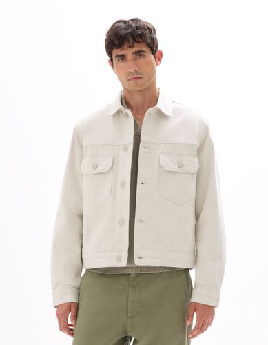 Veste en jean - écru - camaieu - Modalova