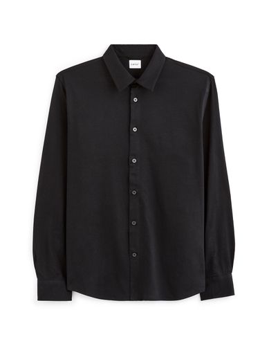 Chemise regular en jersey - noir - camaieu - Modalova