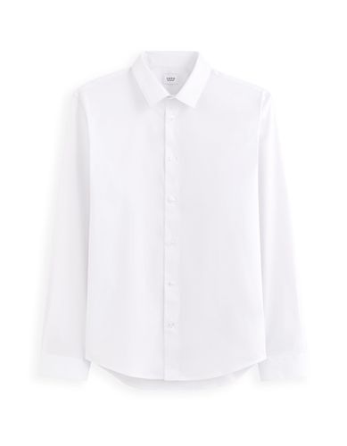 Chemise regular en coton stretch - camaieu - Modalova