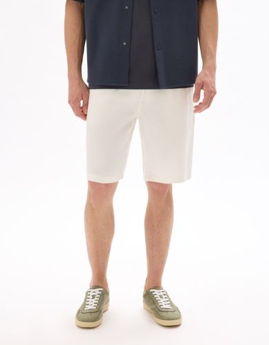 Bermuda TENCEL™ Lyocell et lin mélangé - écru - camaieu - Modalova
