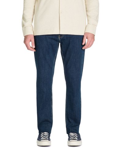 Jean C.15 straight coton stretch 3 longueurs - bleu foncé - camaieu - Modalova