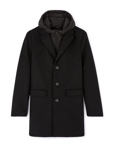 Manteau à capuche amovible - noir - camaieu - Modalova