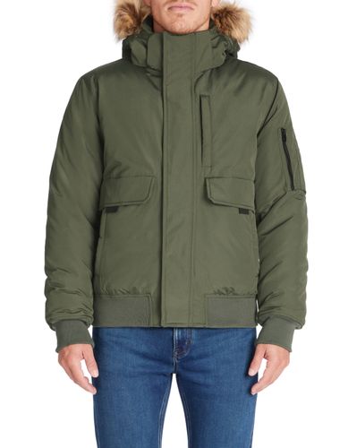 Blouson grand froid à capuche - kaki - camaieu - Modalova