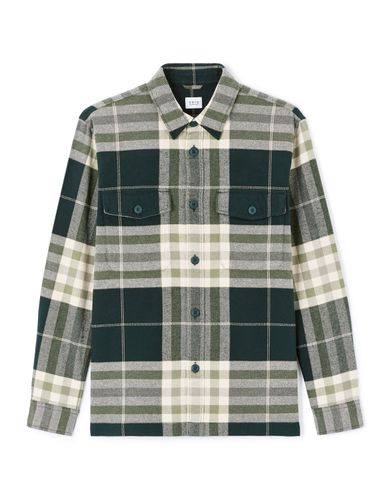 Surchemise overshirt à carreaux 100% coton - camaieu - Modalova