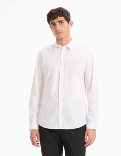 Chemise extra slim coton stretch - camaieu - Modalova