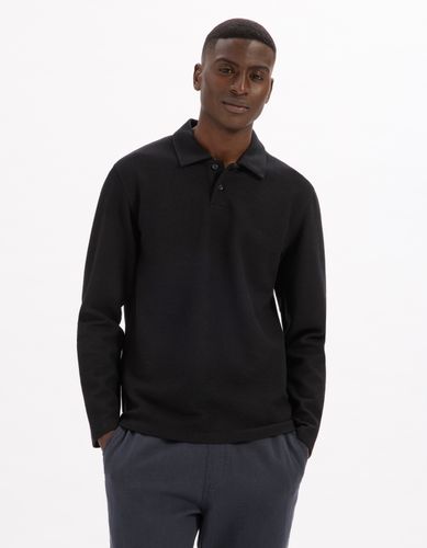 Polo regular 100% coton manches longues - camaieu - Modalova