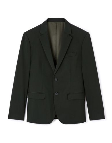 Veste de costume slim stretch - vert - camaieu - Modalova