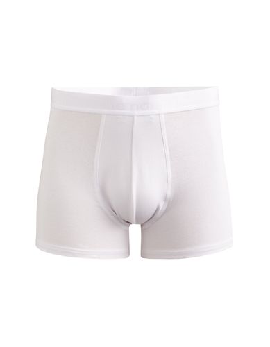 Boxer en coton stretch - blanc - camaieu - Modalova