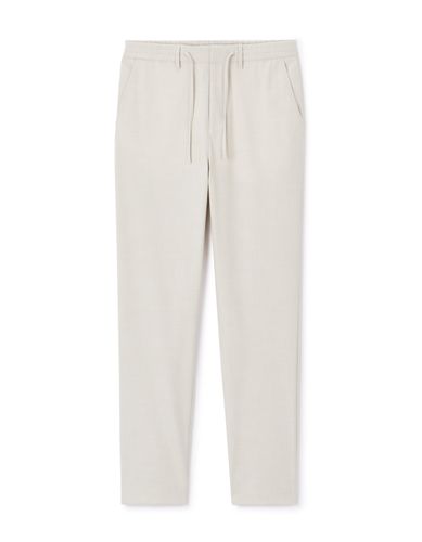 Pantalon slim stretch - beige - camaieu - Modalova