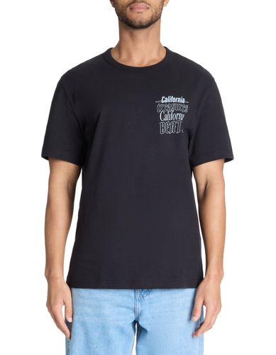 T-shirt boxy col rond 100% coton - camaieu - Modalova