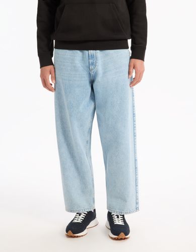 Jean skater 100% coton - bleu clair - camaieu - Modalova