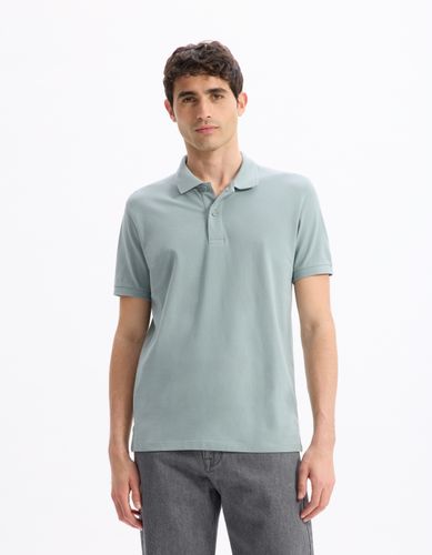 Polo piqué straight 100% coton - camaieu - Modalova