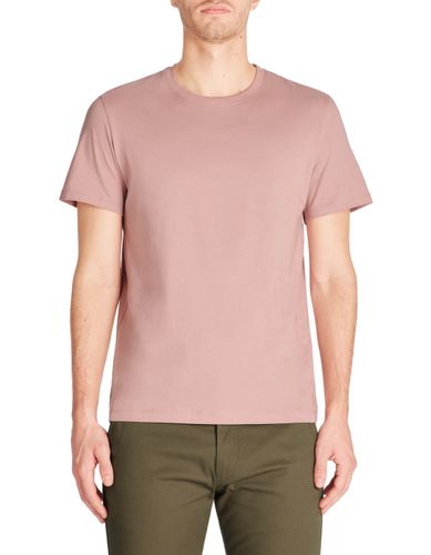 T-shirt straight col rond 100% coton - camaieu - Modalova