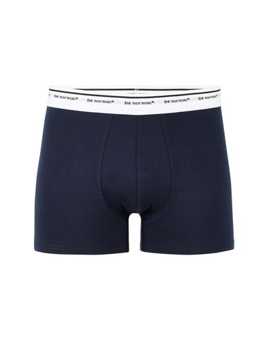 Boxer en coton stretch - marine - camaieu - Modalova