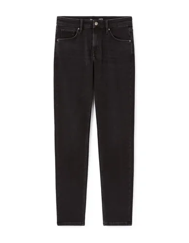 Jean slim coton stretch C25 - noir - camaieu - Modalova