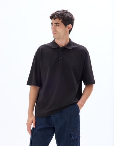 Polo piqué oversize 100% coton - camaieu - Modalova