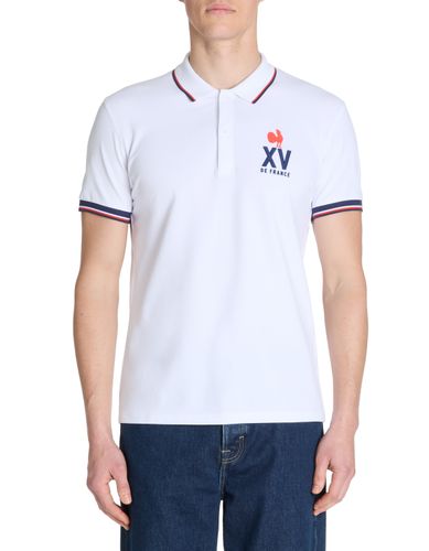 FRANCE RUGBY - Polo blanc - camaieu - Modalova