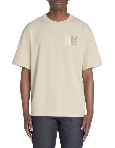 T-shirt oversize col rond 100% coton - camaieu - Modalova
