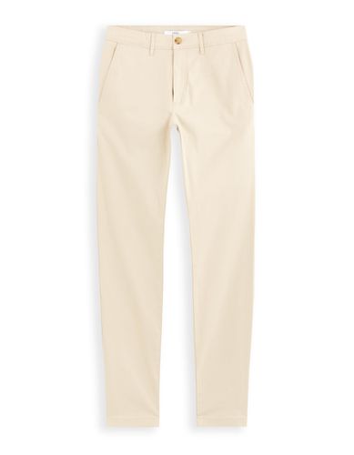 Pantalon chino slim en coton stretch - camaieu - Modalova