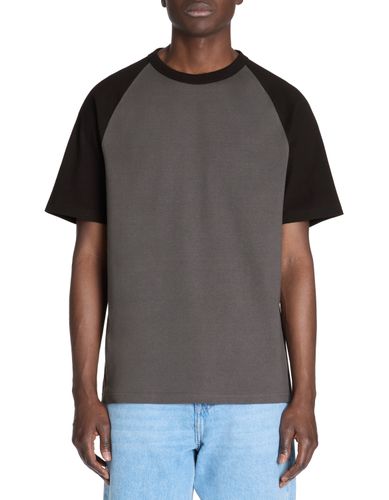 T-shirt boxy col rond 100% coton - camaieu - Modalova