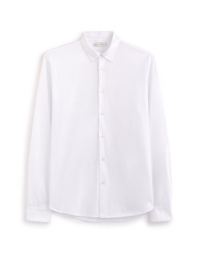 Chemise regular en jersey - blanc - camaieu - Modalova