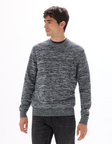 Pull col roulé 100% coton - marine - camaieu - Modalova