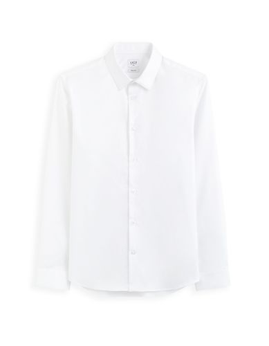 Chemise slim en oxford royal - camaieu - Modalova