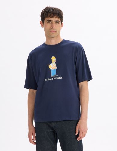 The Simpson - T-shirt marine - camaieu - Modalova