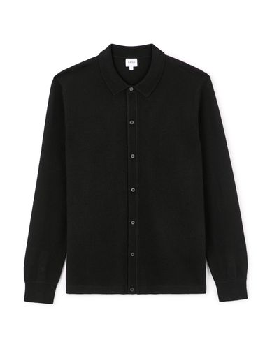 Cardigan laine mélangée - noir - camaieu - Modalova