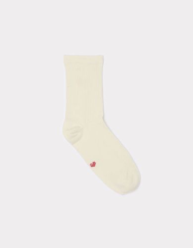 Chaussettes courtes en coton - écru - camaieu - Modalova