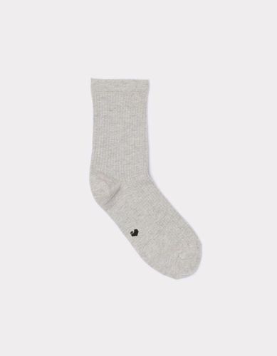 Chaussettes courtes en coton - gris - camaieu - Modalova