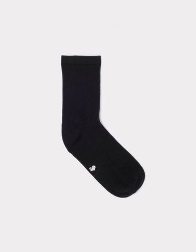 Chaussettes courtes en coton - noir - camaieu - Modalova