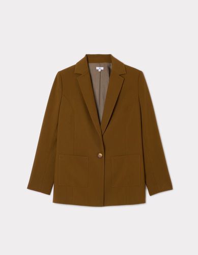 Veste blazer à poches plaquées - camaieu - Modalova