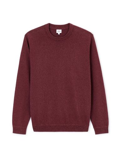 Pull col rond 100% coton - bordeaux - camaieu - Modalova