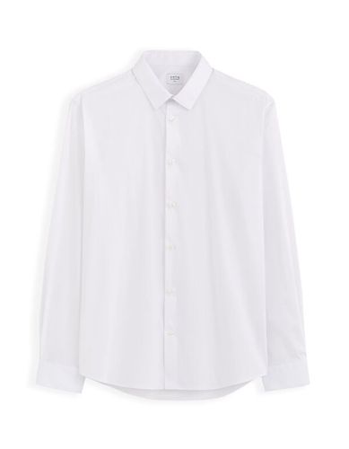 Chemise slim en coton stretch - camaieu - Modalova